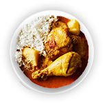 Fried Rice & Chicken Curry 