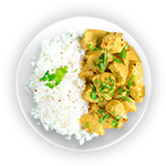 Fried Rice & Chicken Korma 