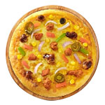 Chicken Madras Pizza 