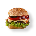 1/2 Pounder Beef Burger 