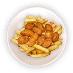 Fried Scampi & Chips 