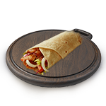 South Indian Garlic Chilli Burrito 