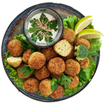 Mushroom Pakora Salad Box 
