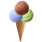 4 Scoops Ice Cream 